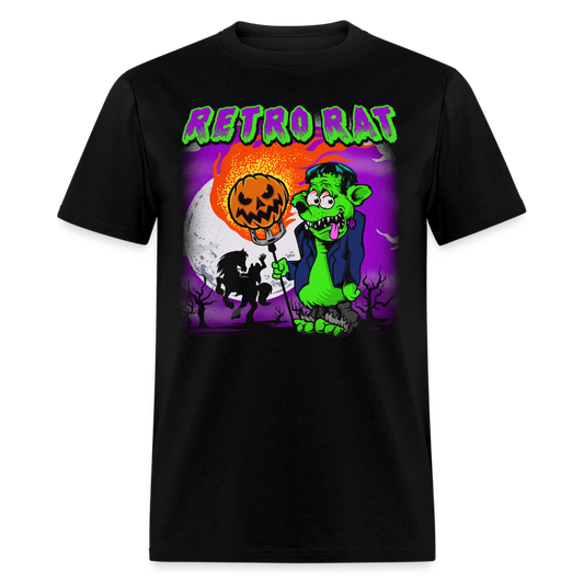 Retro Rat headless Horseman Unisex Classic T-Shirt - black