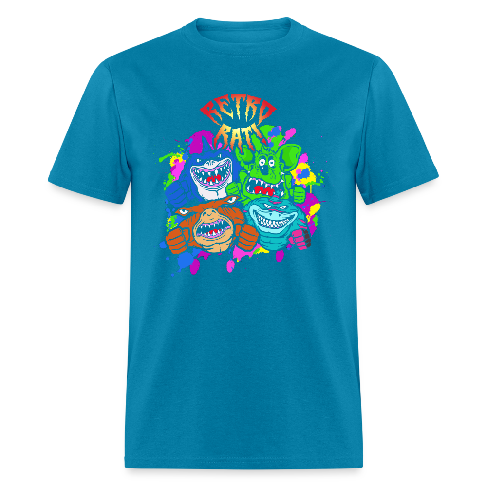 Retro Rat Street Sharks Unisex Classic T-Shirt - turquoise