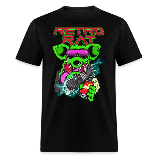 Retro Rat Jolt Unisex Classic T-Shirt - black