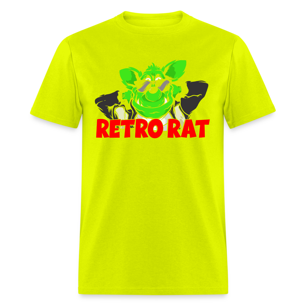 Retro Rat Unisex Classic T-Shirt - safety green