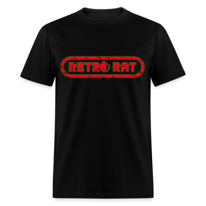 Retro Rat  logo #1 Unisex Classic T-Shirt - black