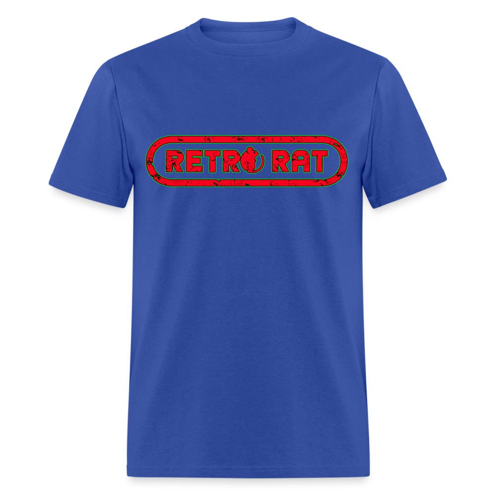 Retro Rat  logo #1 Unisex Classic T-Shirt - royal blue