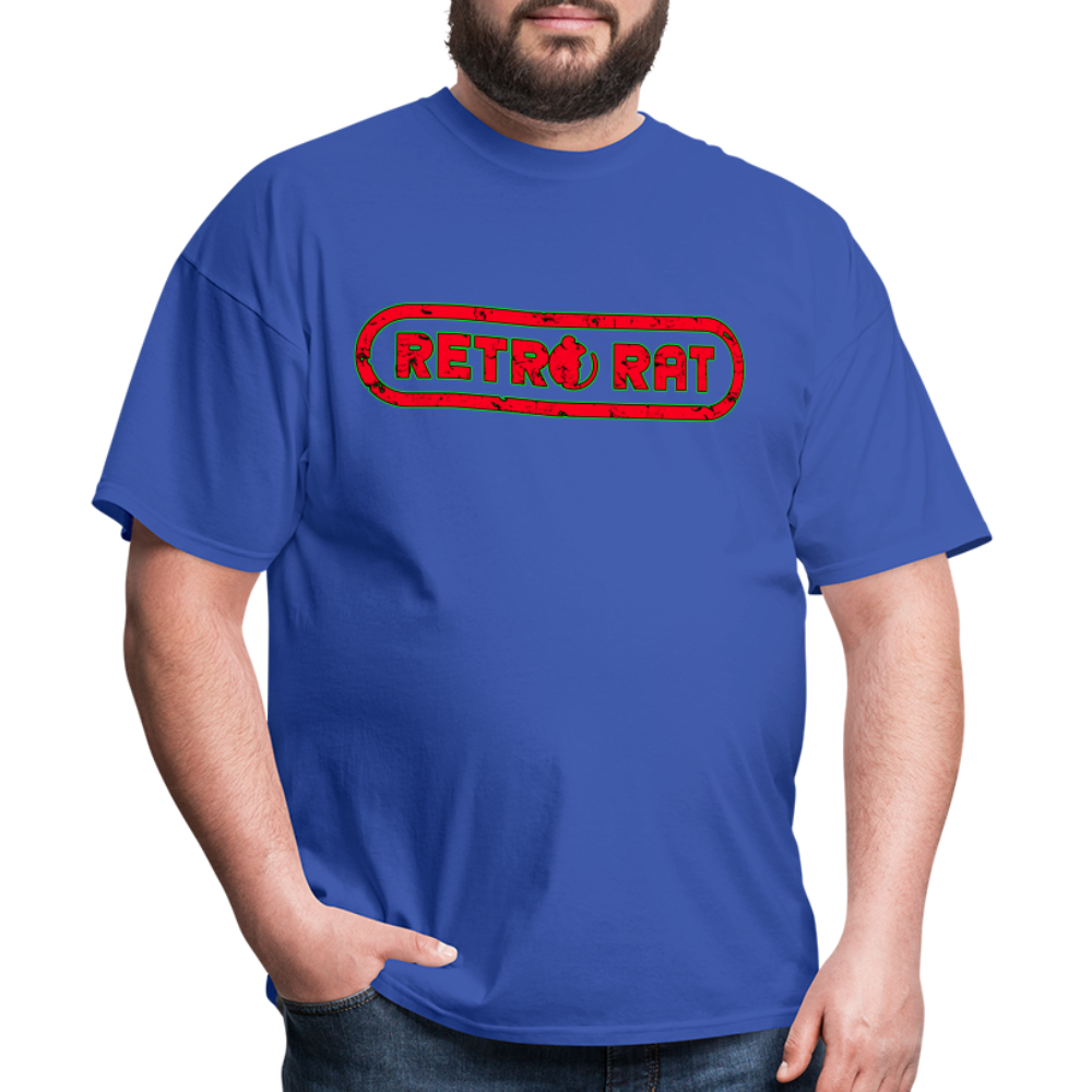 Retro Rat  logo #1 Unisex Classic T-Shirt - royal blue