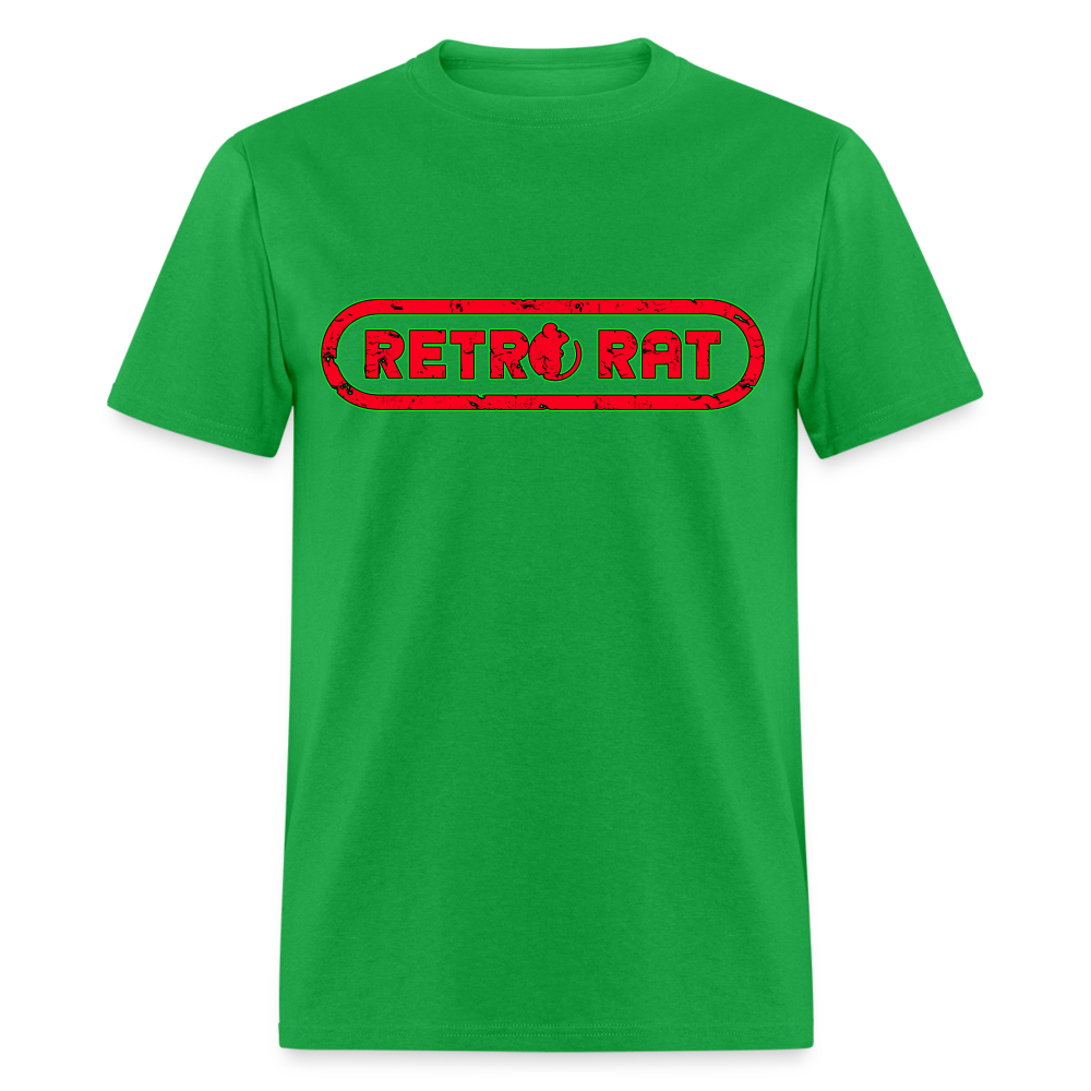 Retro Rat  logo #1 Unisex Classic T-Shirt - bright green