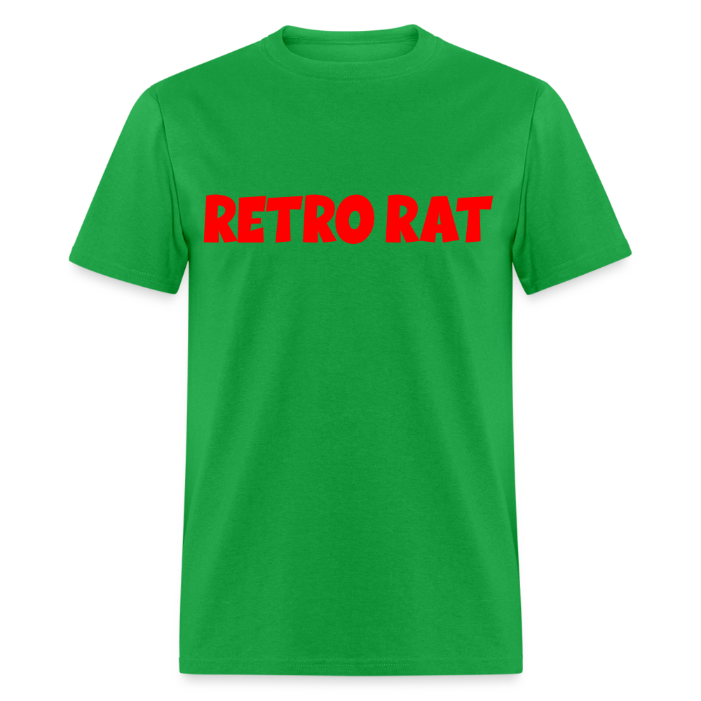 Retro Rat Logo #2 Unisex Classic T-Shirt - bright green