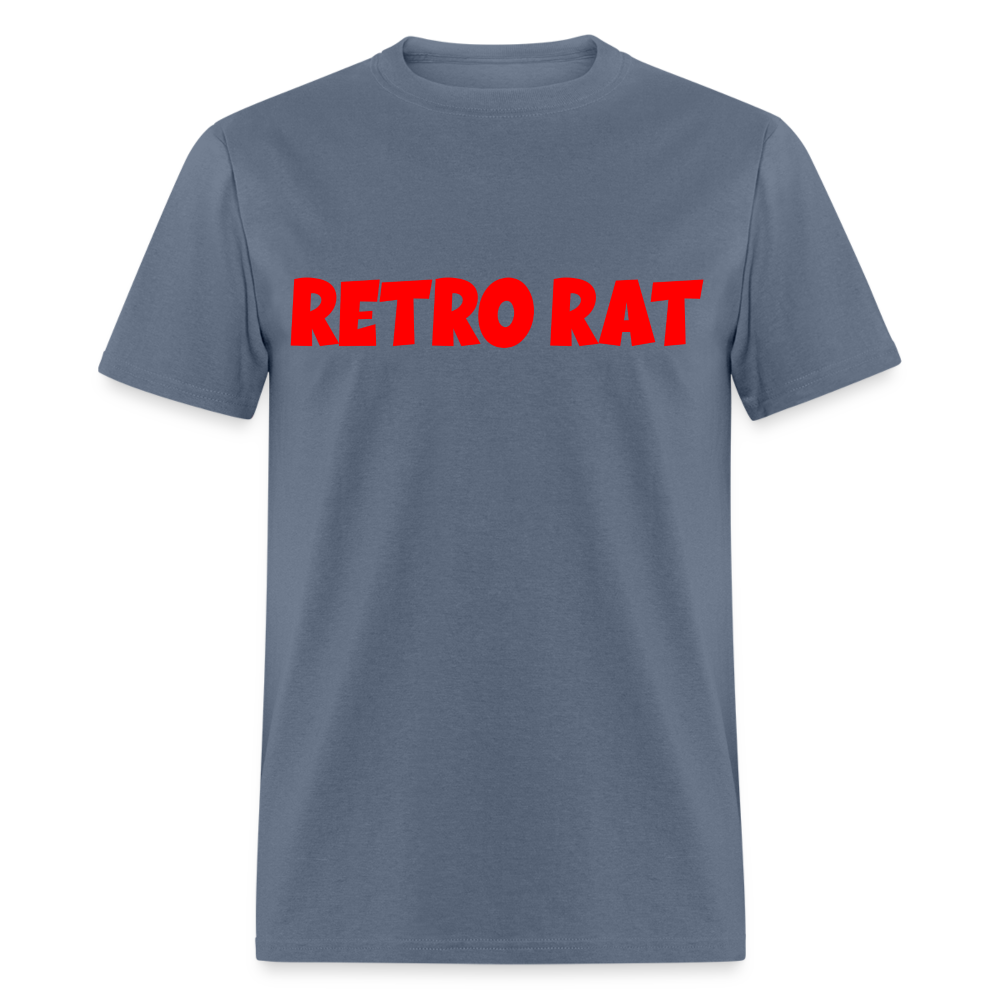 Retro Rat Logo #2 Unisex Classic T-Shirt - denim