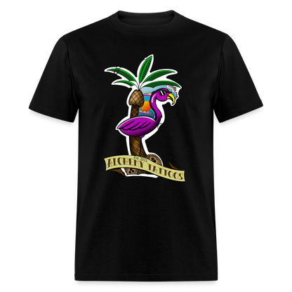 Alchemy Tattoos Flamingo Unisex Classic T-Shirt - black