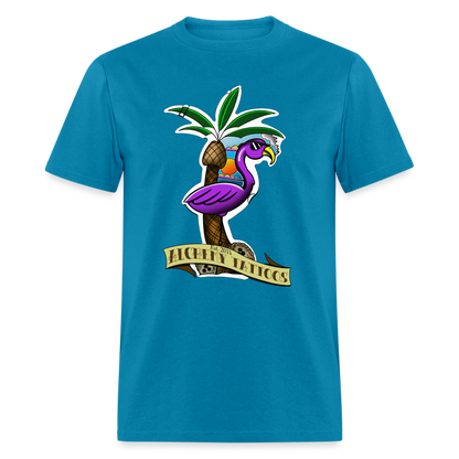 Alchemy Tattoos Flamingo Unisex Classic T-Shirt - turquoise