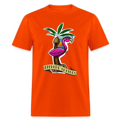 Alchemy Tattoos Flamingo Unisex Classic T-Shirt - orange