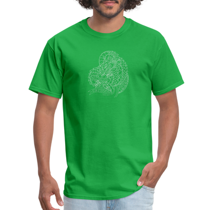 Alchemy Tattoos Dragon Unisex Classic T-Shirt - bright green
