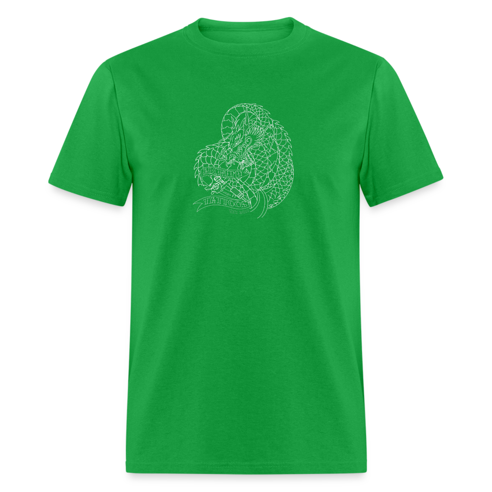 Alchemy Tattoos Dragon Unisex Classic T-Shirt - bright green