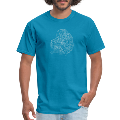 Alchemy Tattoos Dragon Unisex Classic T-Shirt - turquoise