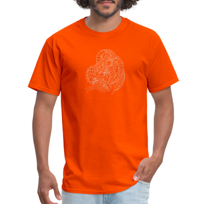 Alchemy Tattoos Dragon Unisex Classic T-Shirt - orange