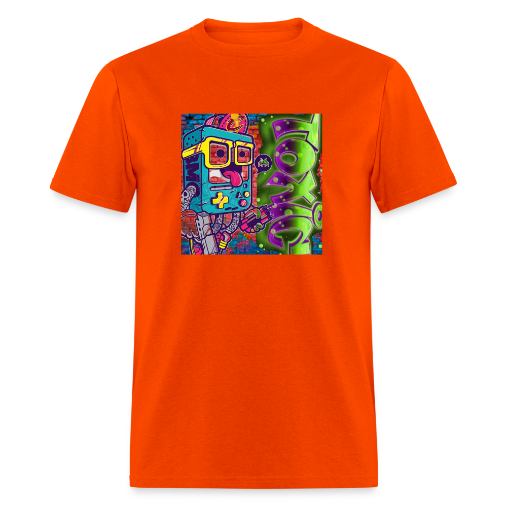 Toxic Graffiti Unisex Classic T-Shirt - orange