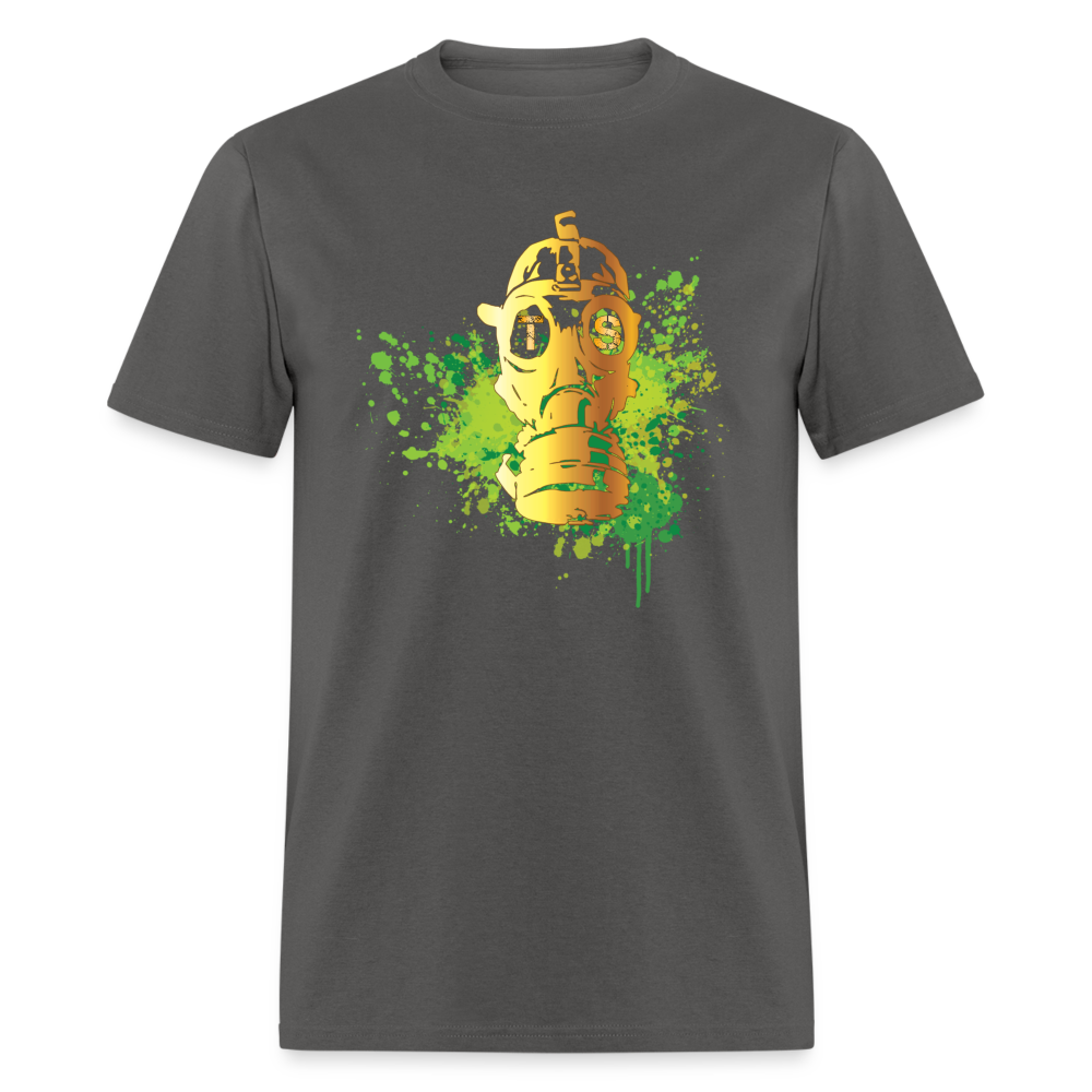 Toxic Gold Gas mask Unisex Classic T-Shirt - charcoal