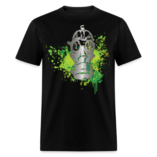 Toxic Silver Gas mask Unisex Classic T-Shirt - black
