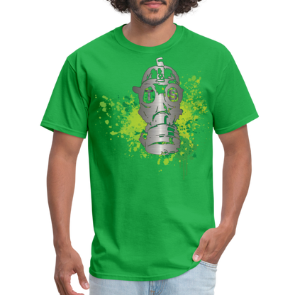 Toxic Silver Gas mask Unisex Classic T-Shirt - bright green
