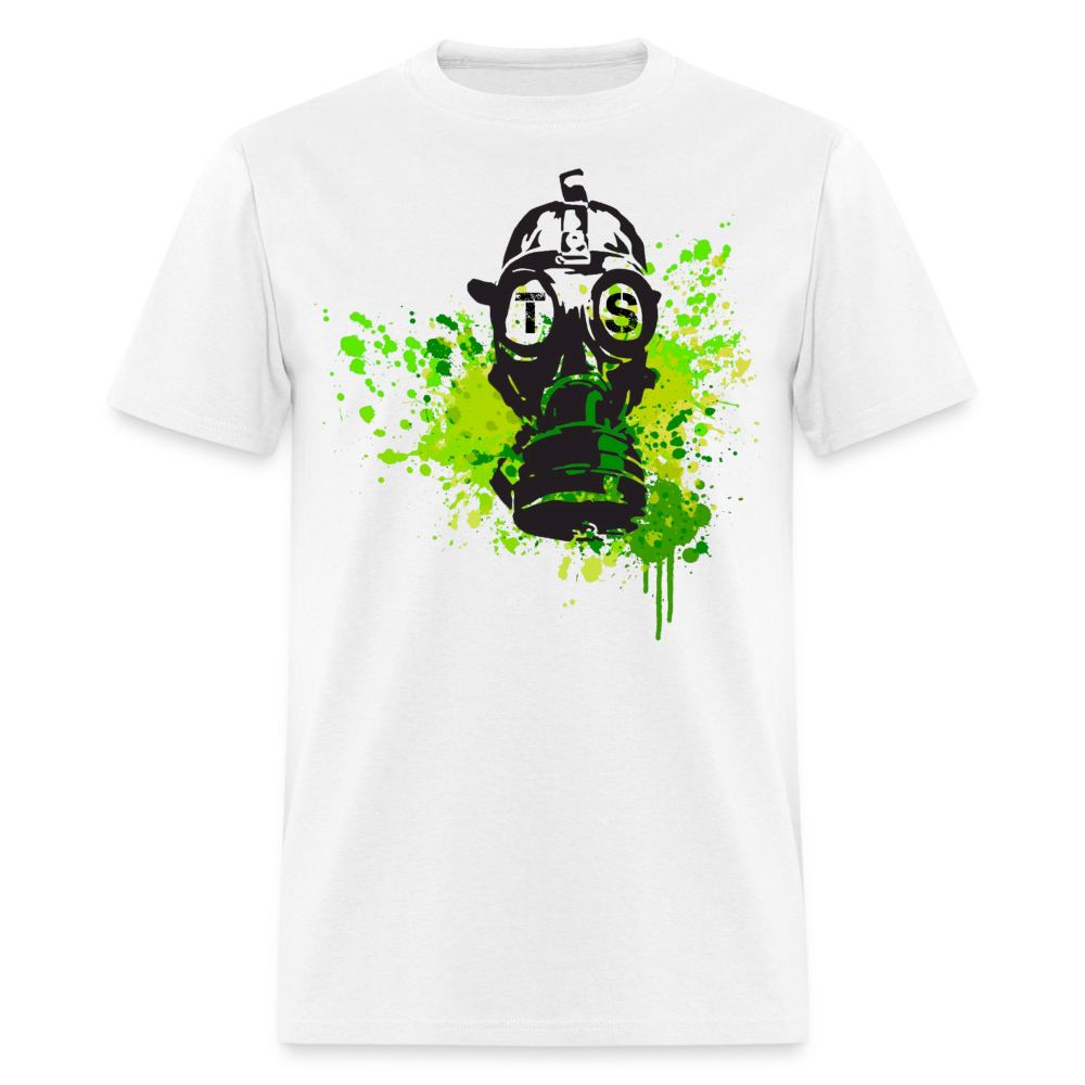 Toxic Black Gas mask Unisex Classic T-Shirt - white