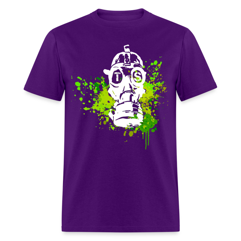 Toxic White Gas mask Unisex Classic T-Shirt - purple