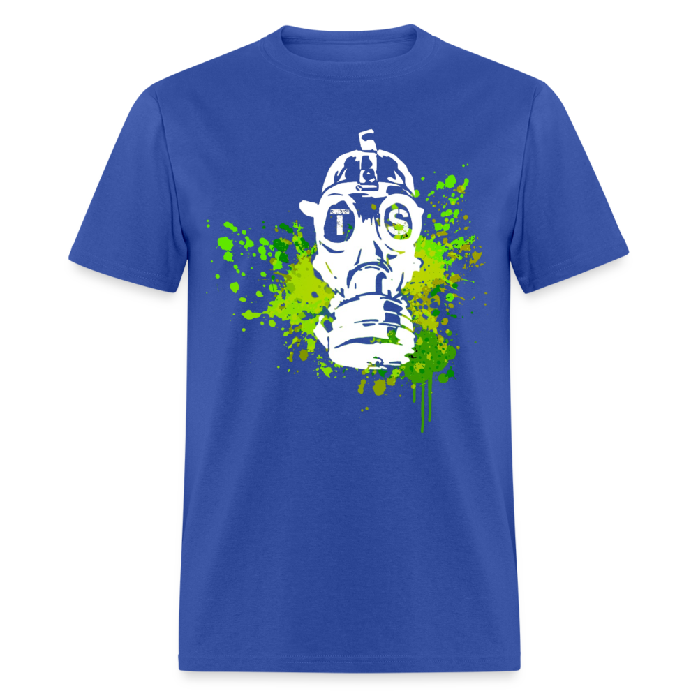 Toxic White Gas mask Unisex Classic T-Shirt - royal blue