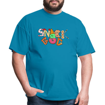 Remitheesnackgod Thee Snack God Unisex Classic T-Shirt - turquoise
