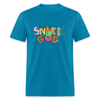 Remitheesnackgod Thee Snack God Unisex Classic T-Shirt - turquoise