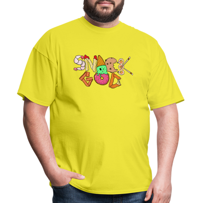 Remitheesnackgod Thee Snack God Unisex Classic T-Shirt - yellow