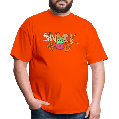 Remitheesnackgod Thee Snack God Unisex Classic T-Shirt - orange