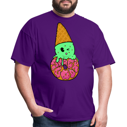 Remitheesnackgod's Minty Melty Unisex Classic T-Shirt - purple