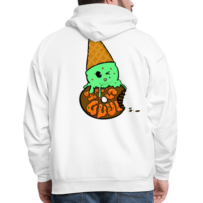 Remitheesnackgod;s It's Guud Men's Hoodie - white