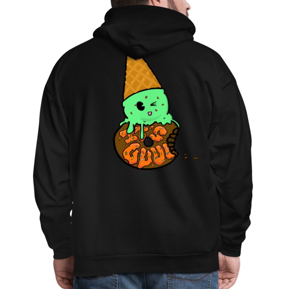 Remitheesnackgod;s It's Guud Men's Hoodie - black