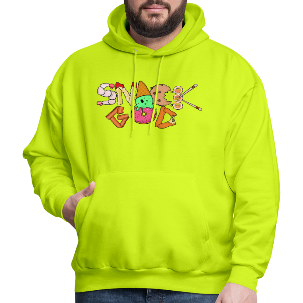 Remitheesnackgod's It's Meh Men's HoodieMen's Hoodie - safety green