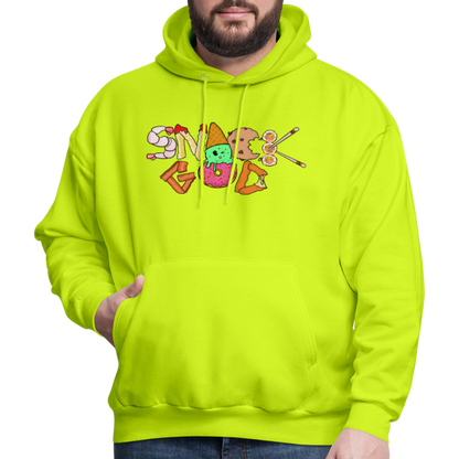 Remitheesnackgod's It's Meh Men's HoodieMen's Hoodie - safety green