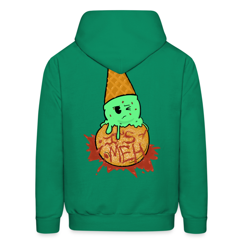 Remitheesnackgod's It's Meh Men's HoodieMen's Hoodie - kelly green