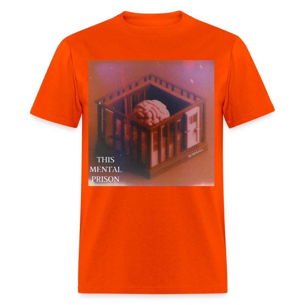 Remitheesnackgod The Mental Prison Unisex Classic T-Shirt - orange