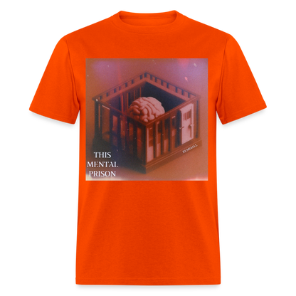 Remitheesnackgod The Mental Prison Unisex Classic T-Shirt - orange