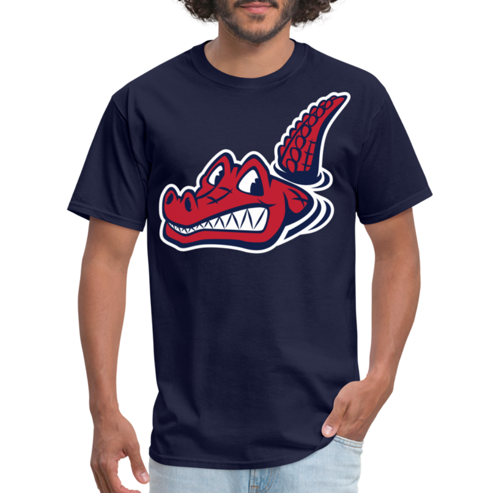 Thunderdome hat co Croc O Smile Unisex Classic T-Shirt - navy