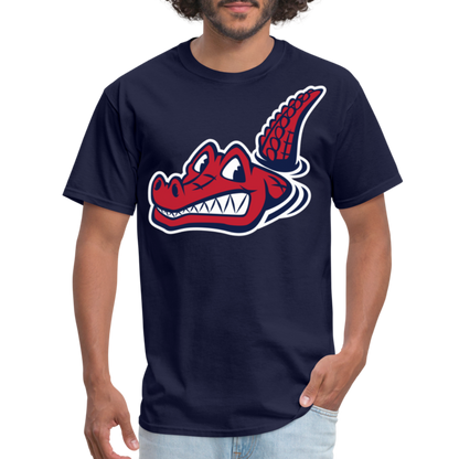 Thunderdome hat co Croc O Smile Unisex Classic T-Shirt - navy