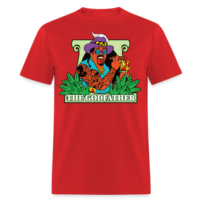 (Rad Ragz Ecclusive) The Godfather Unisex Classic Fruit of the Loom T-Shirt - red