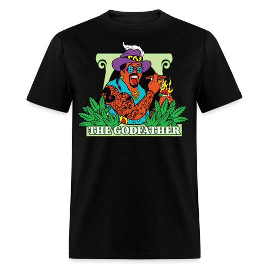 (Rad Ragz Ecclusive) The Godfather Unisex Classic Fruit of the Loom T-Shirt - black