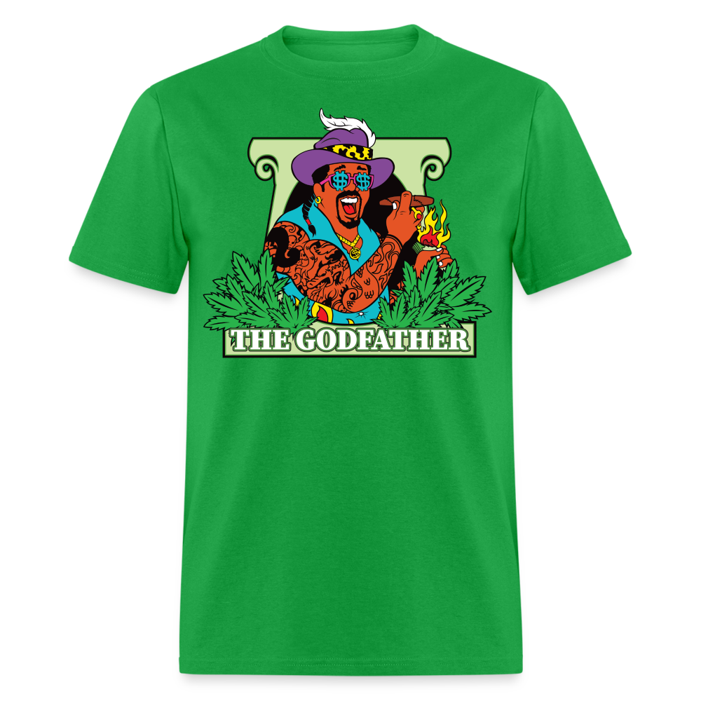 (Rad Ragz Ecclusive) The Godfather Unisex Classic Fruit of the Loom T-Shirt - bright green