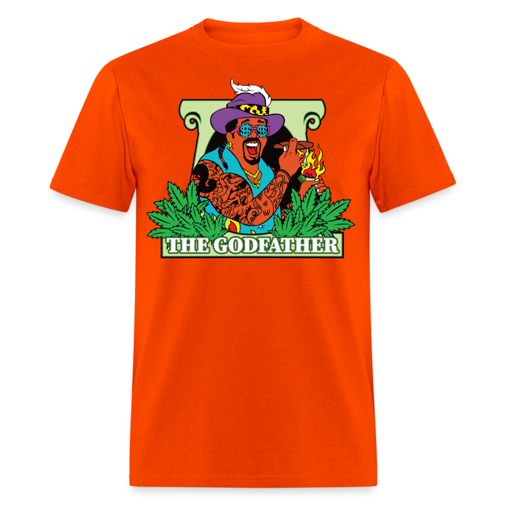(Rad Ragz Ecclusive) The Godfather Unisex Classic Fruit of the Loom T-Shirt - orange