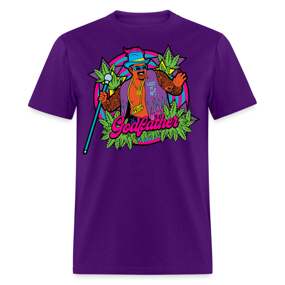 (Rad Ragz Exclusive) The Godfather Unisex Classic Fruit of the Loom T-Shirt - purple