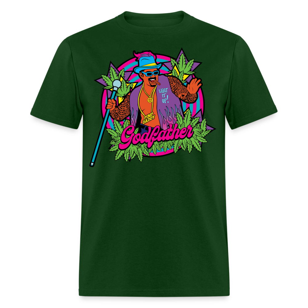 (Rad Ragz Exclusive) The Godfather Unisex Classic Fruit of the Loom T-Shirt - forest green