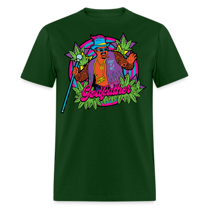 (Rad Ragz Exclusive) The Godfather Unisex Classic Fruit of the Loom T-Shirt - forest green