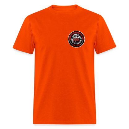 BSK Bone Street Krew Unisex Classic Fruit of the Loom Unisex Classic T-Shirt - orange