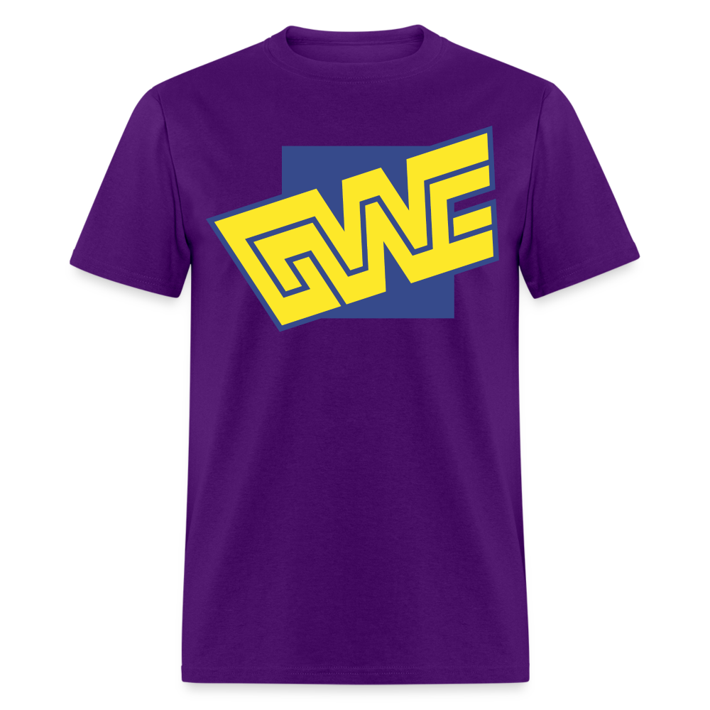 (Rad Rags Exclusive) GWC Greatest Wrestling Collection Unisex Classic T-Shirt - purple