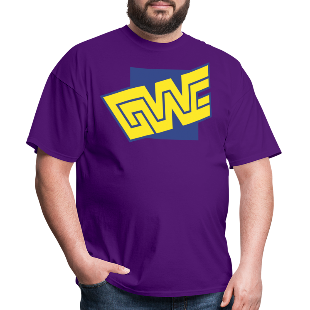 (Rad Rags Exclusive) GWC Greatest Wrestling Collection Unisex Classic T-Shirt - purple