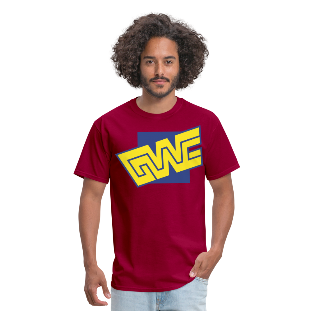 (Rad Rags Exclusive) GWC Greatest Wrestling Collection Unisex Classic T-Shirt - dark red