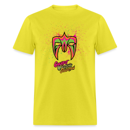 (Rad Rags Exclusive) GWC Greatest Wrestling Collection Unisex Classic T-Shirt - yellow